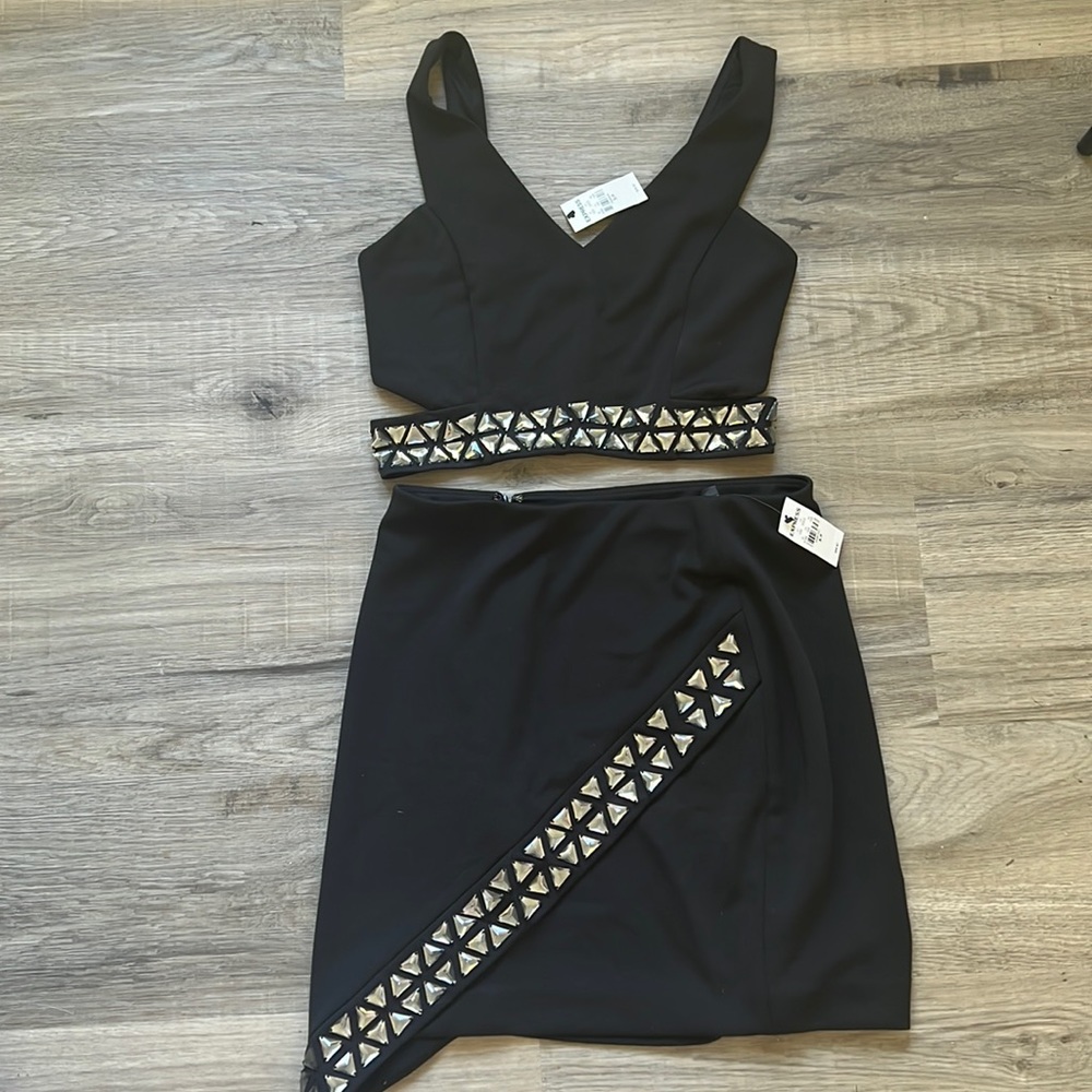 Two piece express body con dress